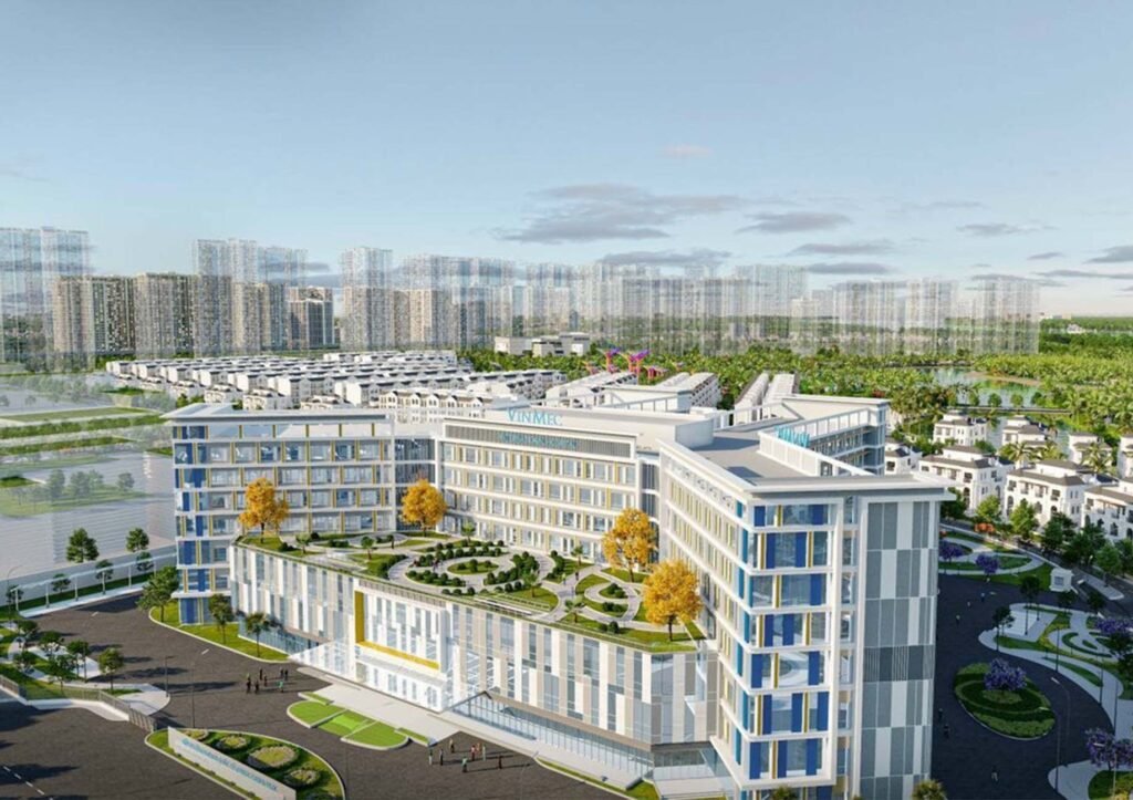 Tiện ích y tế Vinmec tại Vinhomes Cao Xà Lá (Vinhomes Galaxy) – Bệnh viện hiện đại cung cấp dịch vụ chăm sóc sức khỏe toàn diện, gần gũi và tiện lợi cho cư dân, đảm bảo cuộc sống an toàn và chất lượng.
