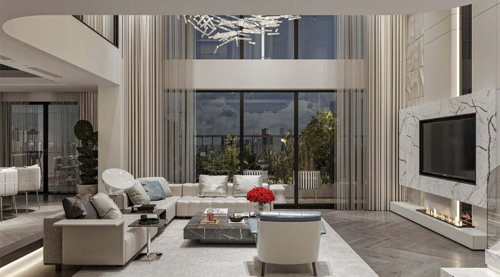 Thiết kế Penthouse Vinhomes Cao Xà Lá (Vinhomes Galaxy) Nguyễn Trãi Hà Nội – không gian sống thượng lưu, kiến trúc sang trọng, tầm nhìn panoramic đắt giá, khẳng định đẳng cấp chủ nhân