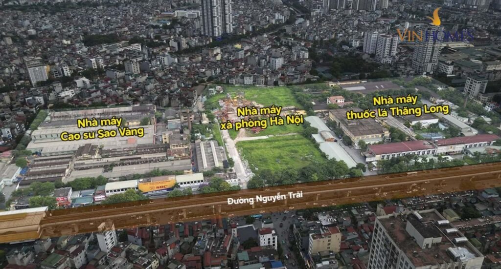 Hình ảnh thực tế mặt bằng tổng thể dự án Vinhomes Cao Xà Lá (Vinhomes Galaxy) Nguyễn Trãi tại Thanh Xuân, Hà Nội